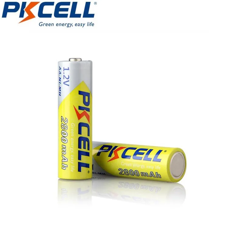 16 шт. аккумулятор PKCELL AA 2600 мАч ~ 2800 1 2 в Ni MH аккумуляторные батареи 2A NIMH