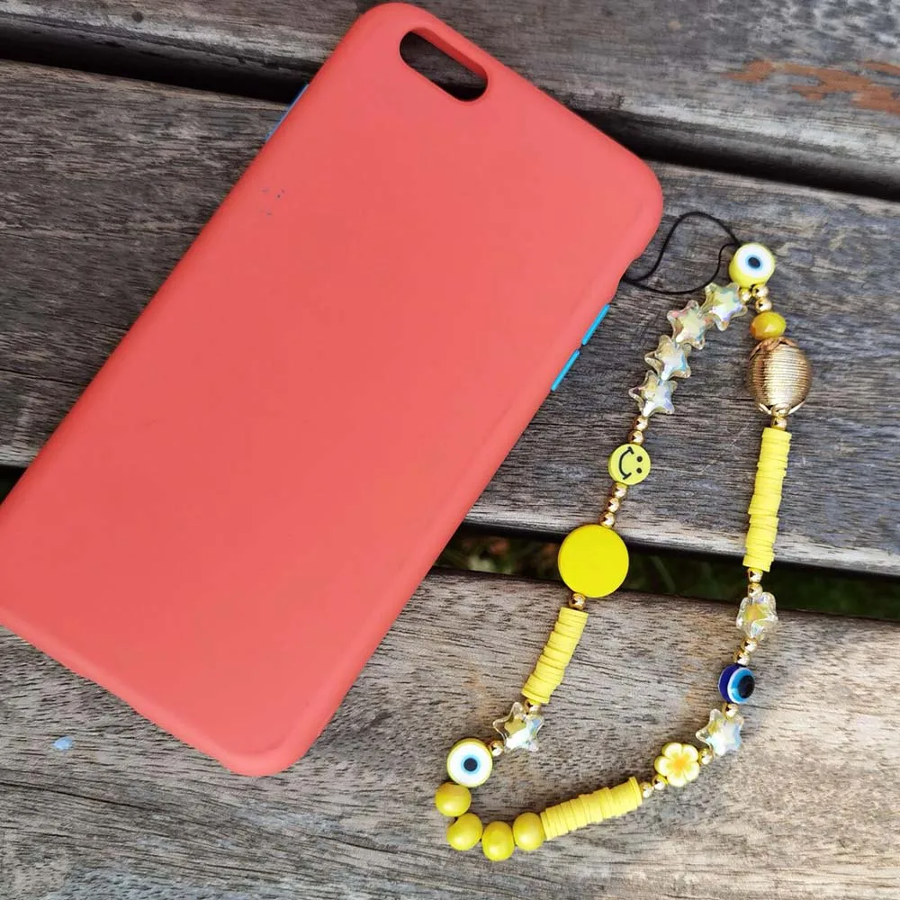 New Design String Mobile Chain Multi Color For Girls Phone Choker Necklace Strap Lanyard for Keys  Lady Gift