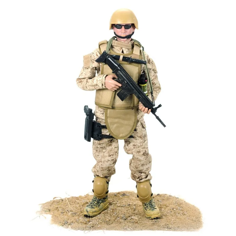 

30CM Desert camouflage Police SWAT Military Action Figures Soldier Toy 1/6 PVC Creative Joint Actionable Boy Gift Military Model