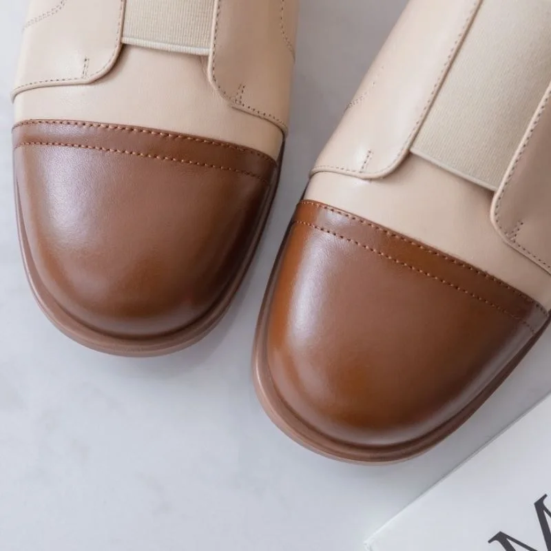 FITWEE женская обувь на плоской подошве Стильные туфли смешанных Цвет из