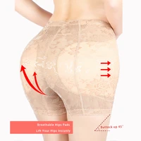 hip enhancer panties fake buttock butt lifter up underwear for women crossdresser 2 removable pads shorts trainer shaper