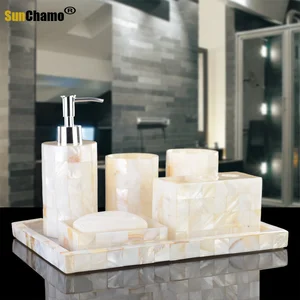 Banheiro держатель для зубных щеток Make Life, набор для ванной комнаты, Европейский Средиземноморский лоток из пяти предметов с высококачественными туалетными принадлежностями