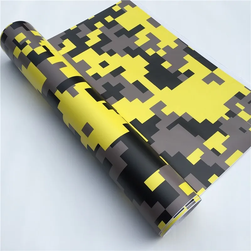 Yellow Digital HD JDM Hellaflush виниловая наклейка Bomb wrap Автомобильная наклейка s Camo виниловая автомобильная пленка ping пленка для автомобиля ноутбука компьютера - Название цвета: Yellow Digital