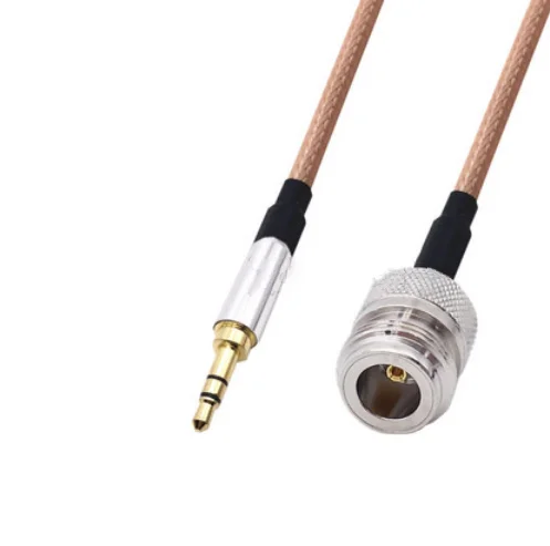 

N Female to 3.5mm male mono RF cable RG316 50 ohm