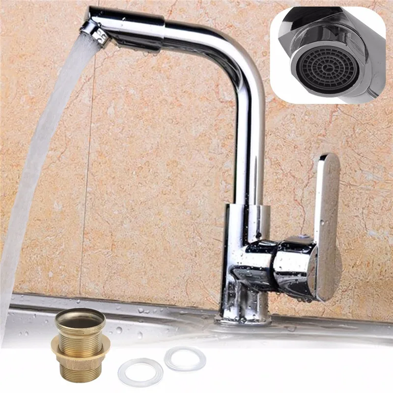 

Xueqin Chrome Kitchen Faucet Single Hole Roatation Rotating Handle Cold And Hot Water For Kitchen And Bathroom Basi