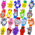 Детские наручные часы для мальчиков и девочек, цифровые часы с мультяшными рисунками животных, подарок на день рождения, 23 шт.