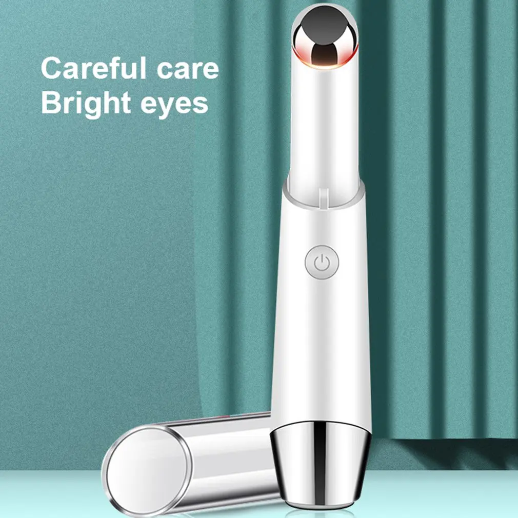 

Eye Beauty Apparatus Eye Massage Apparatus Iontophoresis Heating Electric Eye Massage Pen Beauty Apparatus
