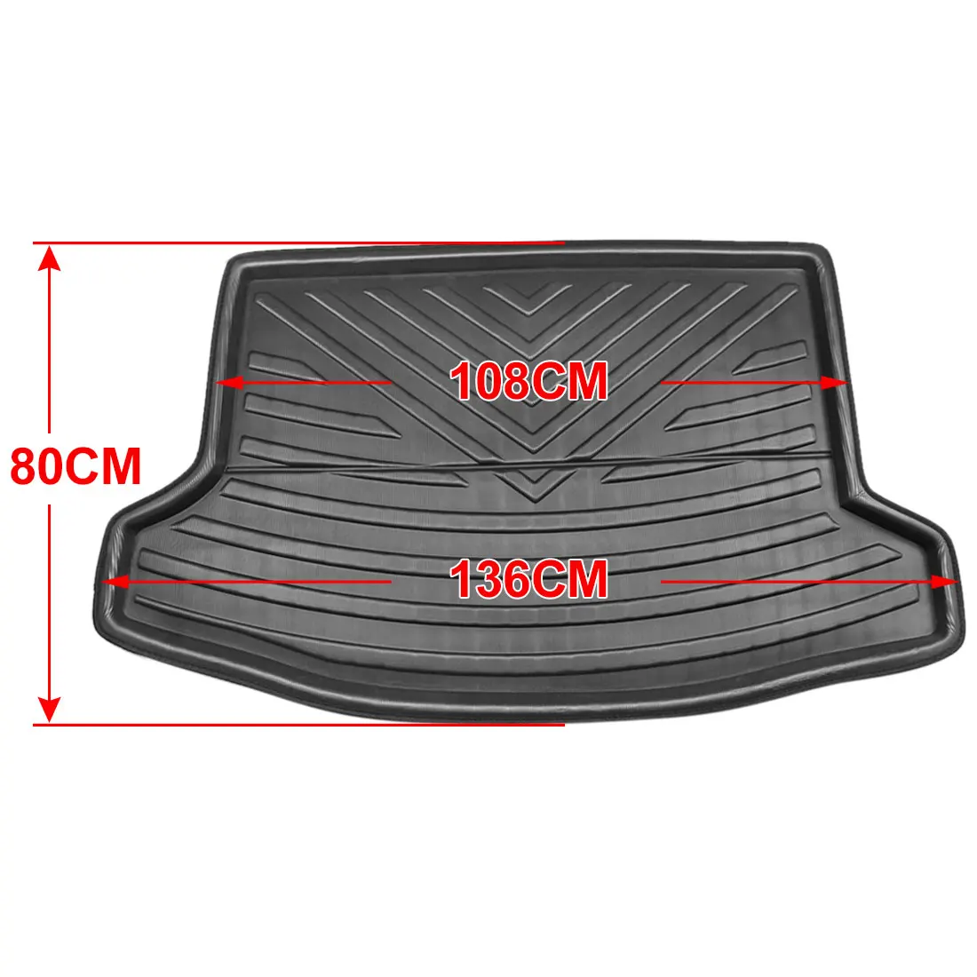 X AUTOHAUX Черный Автомобильный задний багажник напольный коврик грузовой загрузки