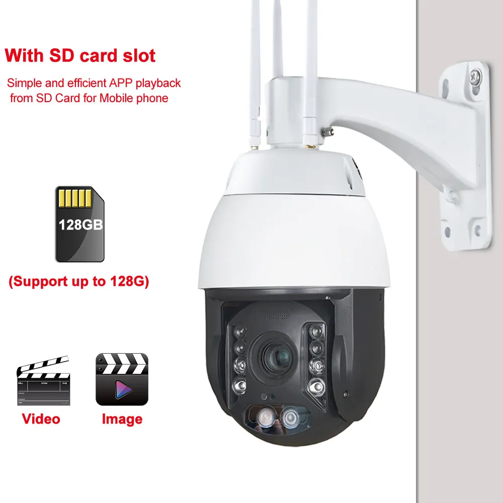 CCTV безопасности 1080P 3g 4G PTZ камера SIM карта Wifi беспроводная уличная HD ip-камера IR150M 20X Zoom LTE P2P мобильный вид Camhi Солнечная