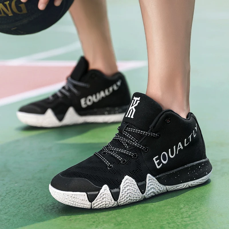 Kyrie 4 мужские баскетбольные кроссовки Jordan Zapatillas Hombre Ретро Нескользящие с высоким