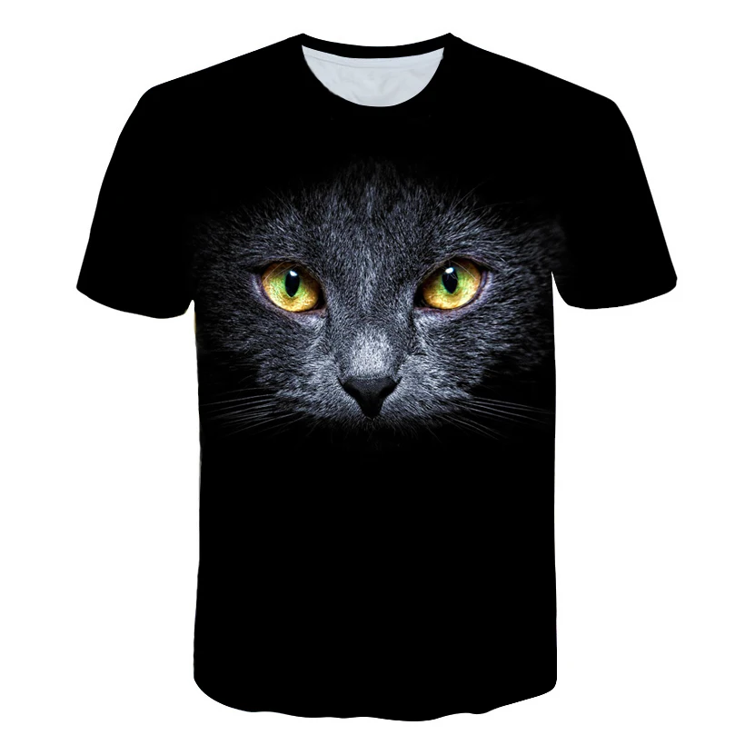 

Children Cool Boxing Cat Attack 3d Animal Print T Shirt Baby Boys/girls Short Sleeve Summer Tops Kids Casual Clothes Teenagers