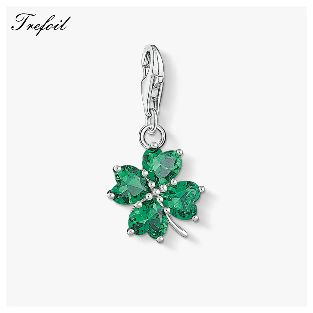 Подвески с зеленым камнем в форме листа модные ювелирные изделия из