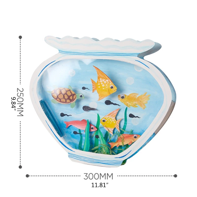 

MOLD Children DIY The World In The Bottle Handmade Craft Toys, Drawing Educational Fish Insect Tank Toys Kids Gift