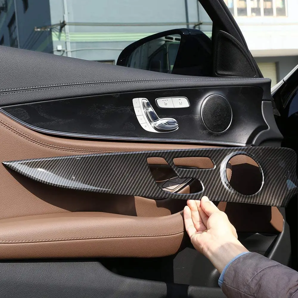 ABS Хромированная декоративная панель для внутренней двери Обложка Mercedes Benz E