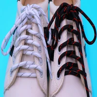 4 5mm double color plaid pattern ropes with plastic tip cheaper shoelaces clothing polyester hat rope ozdoby do but%c3%b3w