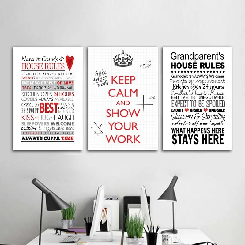 Картина на холсте настенная живопись Скандинавская вдохновляющая цитата Постер