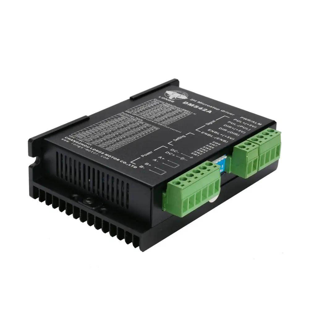 3-осевой Драйвер шагового двигателя DM542A peak4.2A 128 micsteps для Nema 17 23 и поломки DB25 LONGS |