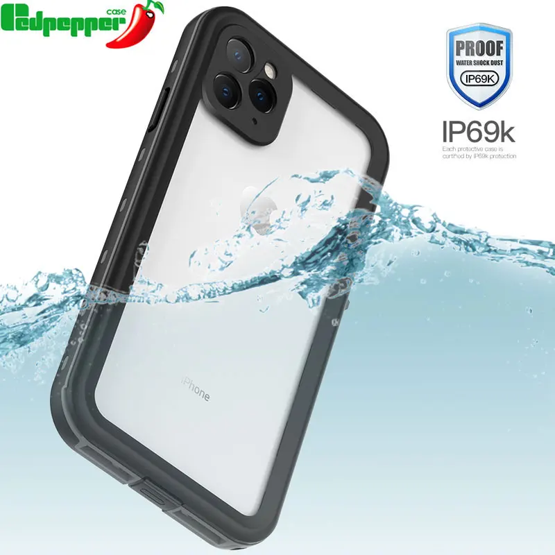 

Shellbox Underwater Case For iPhone 13 12 Pro Max Waterproof Case Shockproof Swim Diving Back Cover for iPhone 11 Pro XS Max