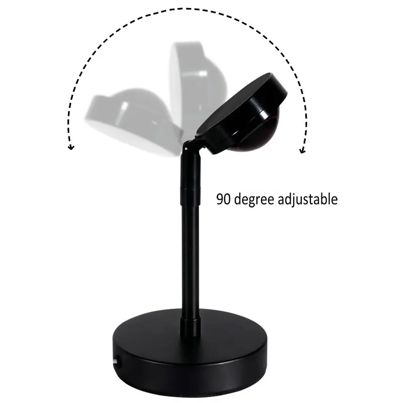 

Creative Projection Lamps Romantic Colorful Light LED Table Lamp For Bedroom Bar Livingroom Decoration USB Port DC 5V