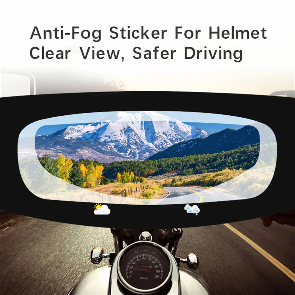 Анти туман Водонепроницаемый вставка мотоциклетный шлем наклейка на