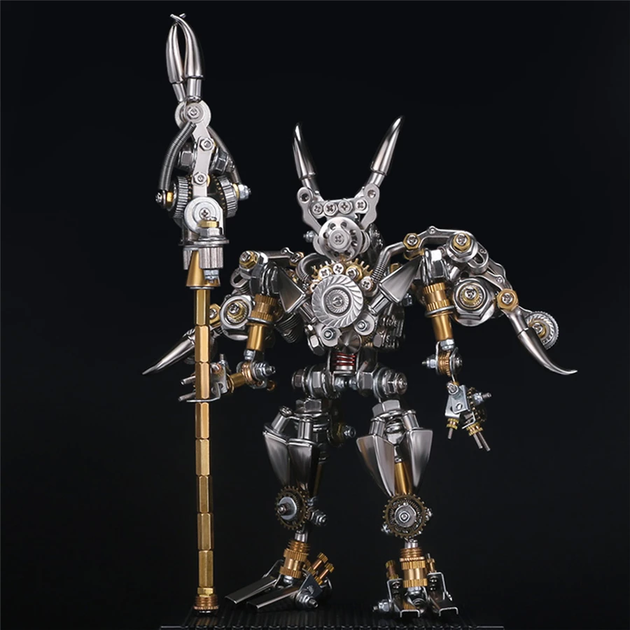 

DIY Metal Mechanical Mecha Toys Action Figures Puzzle Anime Model Jugetes Assembly Crafts For Decoration Collection