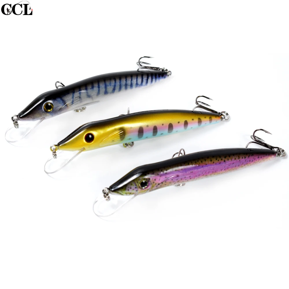 4 9 дюймов 13 г Щука гольян приманка для рыбалки жесткий пластик 3D глаза плавающая