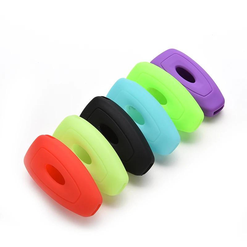 3 кнопки черный чехол силиконовый брелок для автомобиля беспроводной