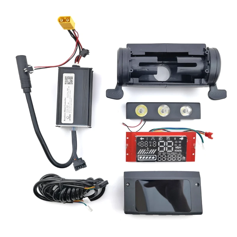 

Комплект регулятора электродвигателя X3UA, 36 В, 350 Вт, модуль управления, дисплей детской модели, S2 S3, 8 дюймов, скутер для электровелосипеда