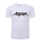 ANTHRAX рок группа Мужская футболка мужская новая короткий рукав О-образный вырез хлопок Повседневная футболка