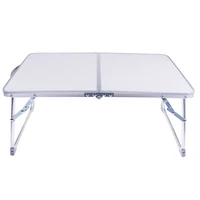 aluminum camping folding table breakfast serving bed tray outdoor lightweight bbq picnic desk furniture bed waterproof durable