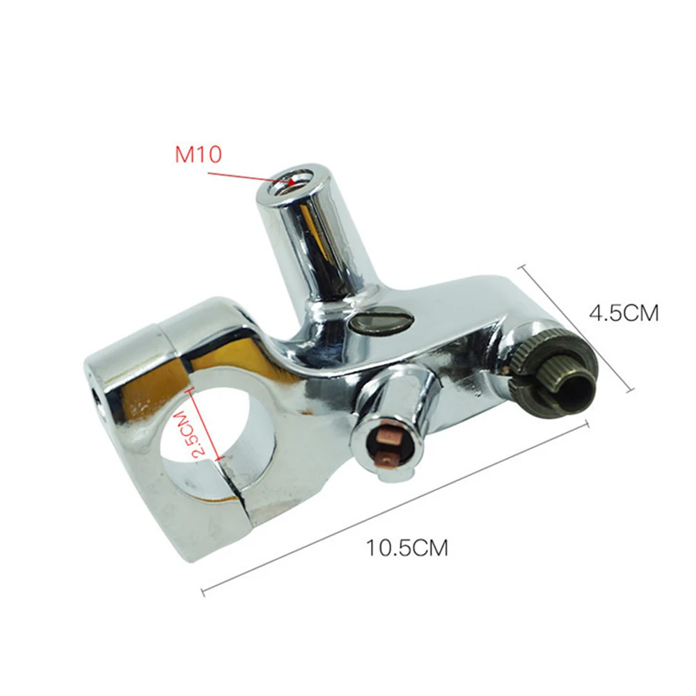 1 шт. 25 мм мотоциклетные зеркальные опорные крепления скутера левый рычаг