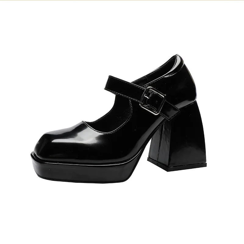 

Сандалии женские на высоком каблуке, босоножки-лодочки, обувь на толстом каблуке, летняя обувь