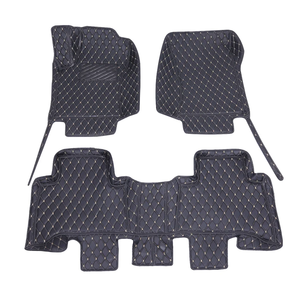 АВТОКОРОНА 3д коврики из экокожи в салон автомобиля для Toyota Land Cruiser 200 2007–2019 5