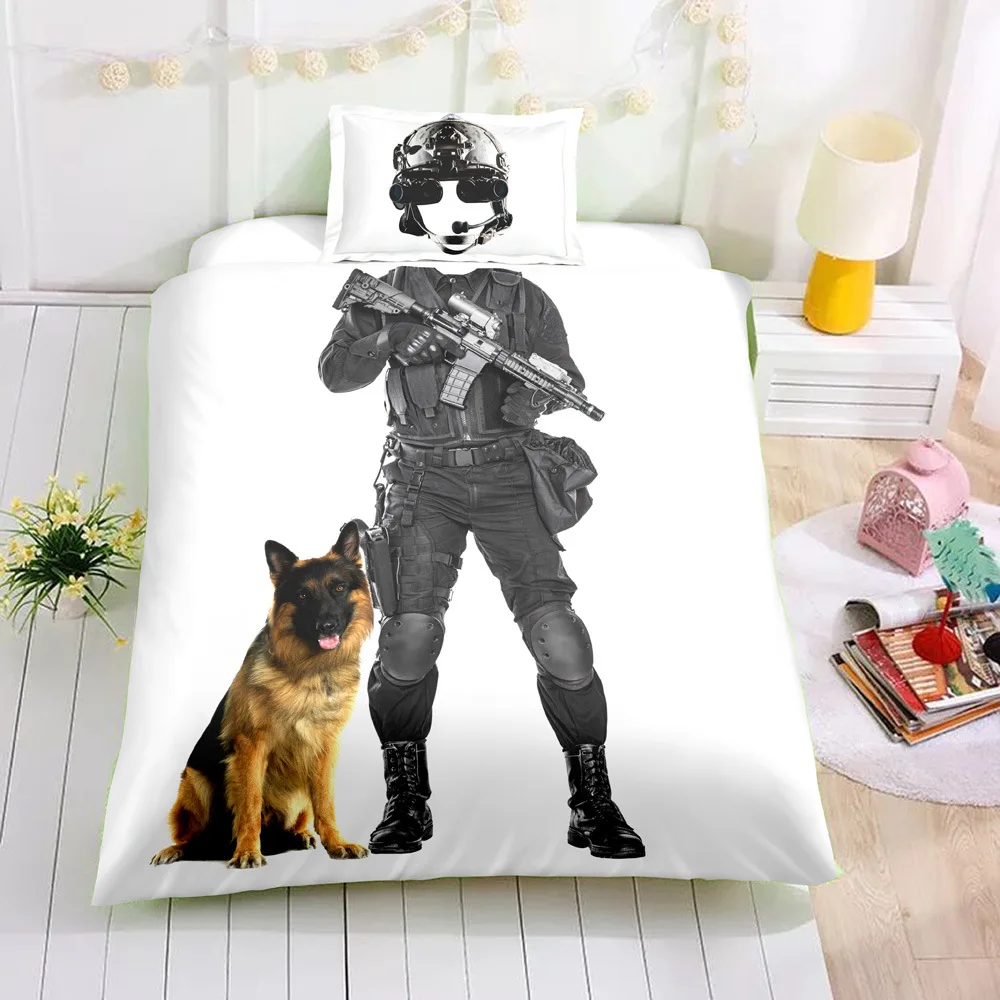 

3D kids duvet cover set Spain Single duvet cover 2pcs/set princess spaceman cartoon bedding set pillowcase135*200cm boy girl bed