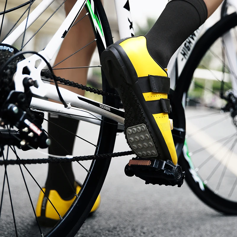 

Professional Mountain Bike Men's Cycling Shoes Mtb Sneakers Road Self-Locking Bicycle Cycling Sneaker Rubber Flat Sports Shoes