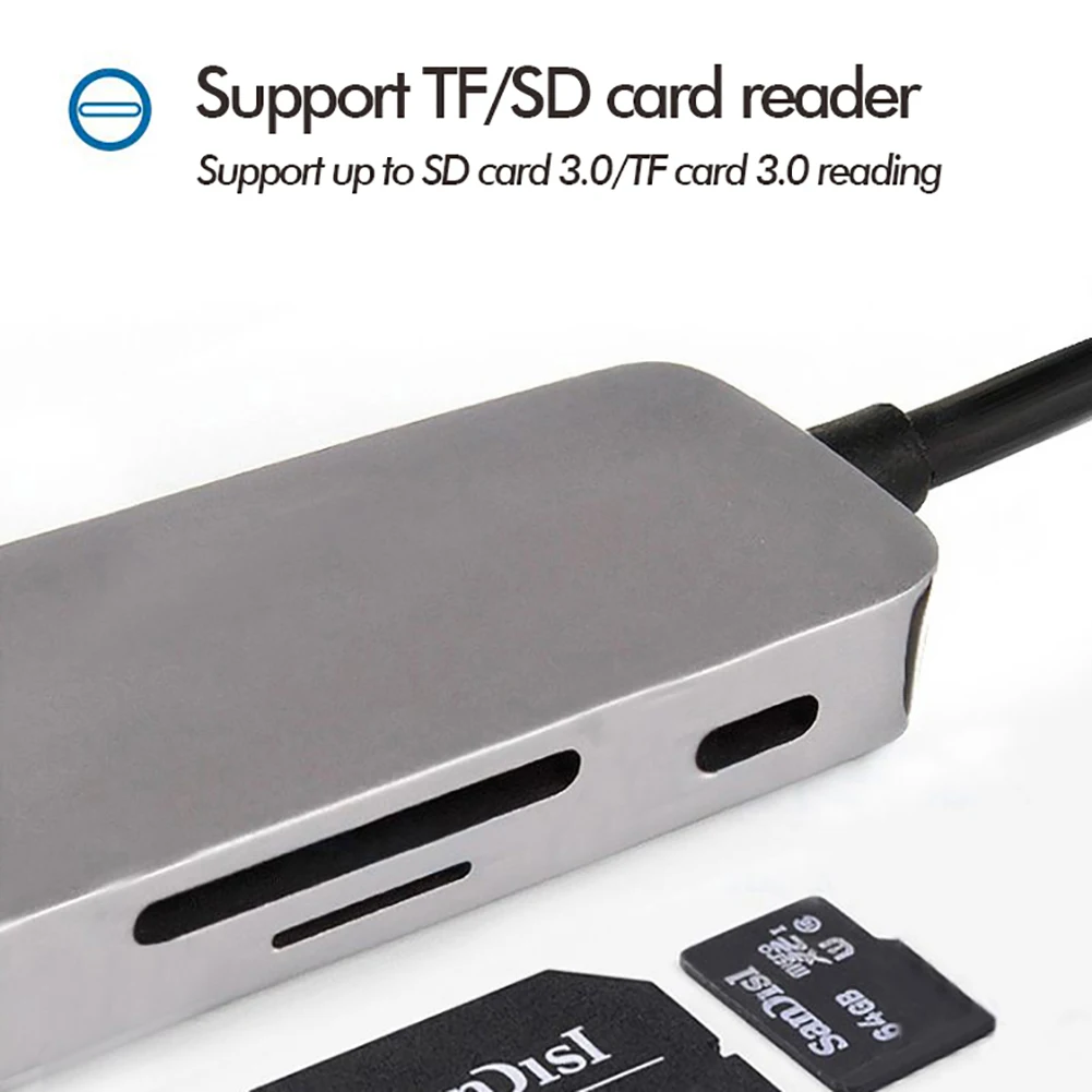 vmade cb08b тип c док станция usb c концентр