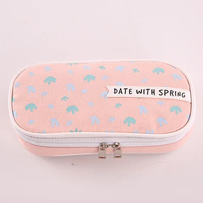 Пенал большой вместимости милый чехол для карандашей ранцы школьные