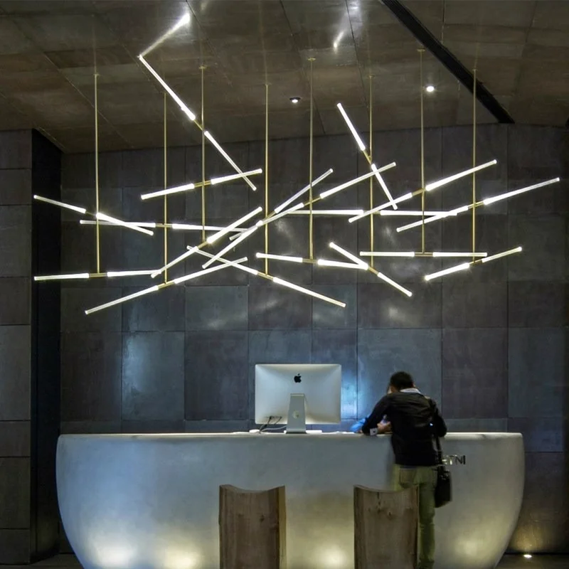 Пост Модерн филиал светильник Потолочный подвесной офис счетчик Island Loft магазин