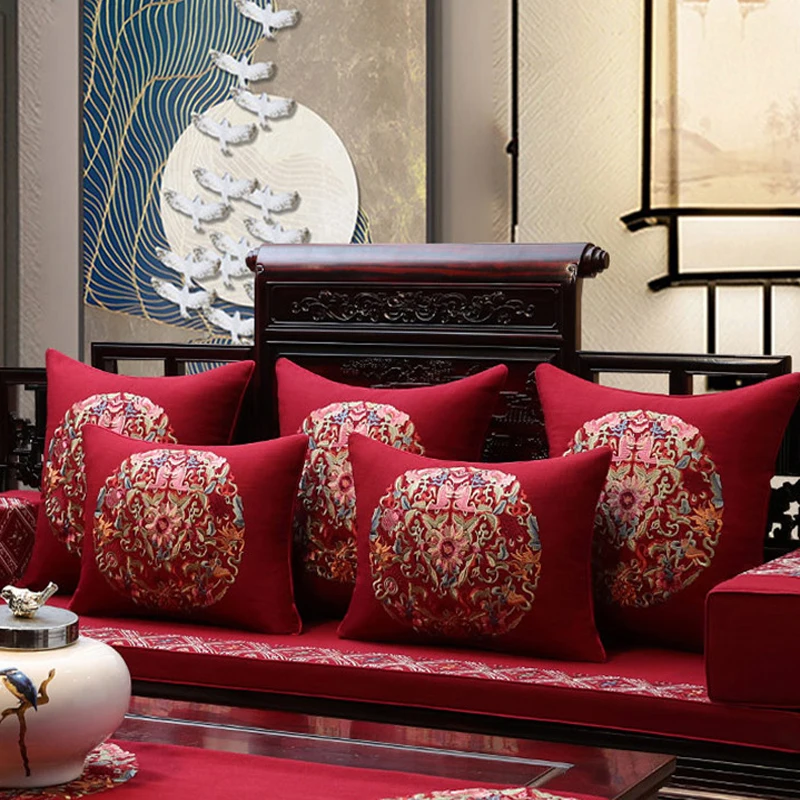 Новый эксстатический Вышитый Чехол для подушки Роскошные элегантные