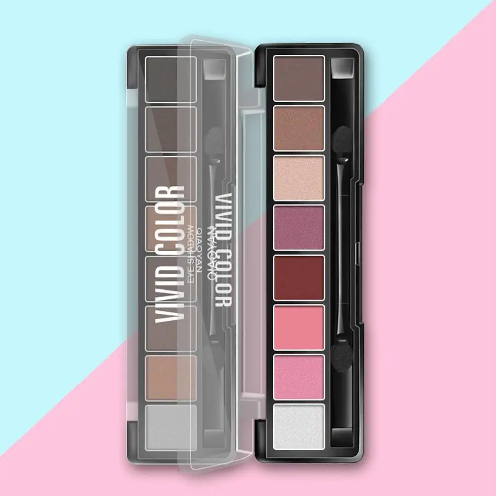 Портативный грейпфрутовый Цвет Тени для век Палитра Русалка мерцающий матовый