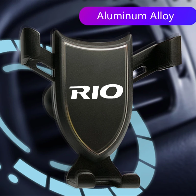

Gravity Auto Phone Holder Car Air Vent Clip Mount Mobile Phone Holder CellPhone Stand Support For KIA RIO Car Accessories