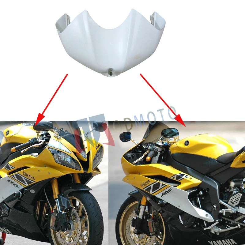 Обтекатель топливного бака ABS для Yamaha YZF-R6 2006 2007 неокрашенный R 6 06 07