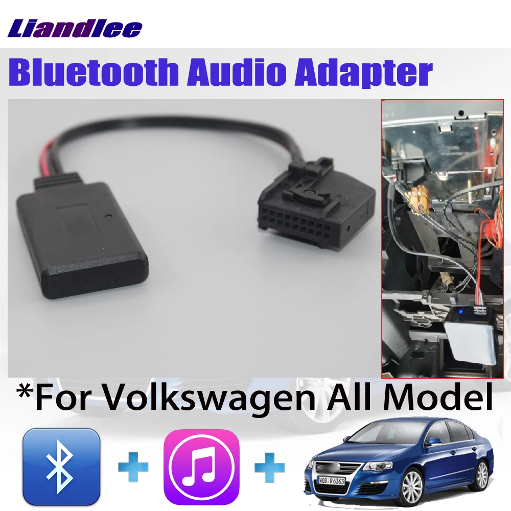 Беспроводной автомобильный музыкальный кабель для VW All Model Socket Bluetooth BT 2 0/3 0/4 0/5 0