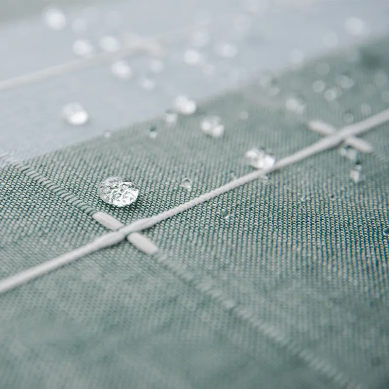 Клетчатая декоративная льняная скатерть с кисточками водостойкая прямоугольная