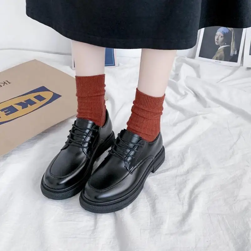 Hidden Wedge Platform Ankle Strap Shoes Woman Height Increasing Office Work Shoes Lady Dropshipping Casual PU Women Pumps