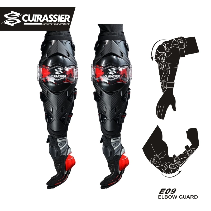 Наколенники Cuirassier мотоциклетные защитные наколенники для езды по бездорожью MX