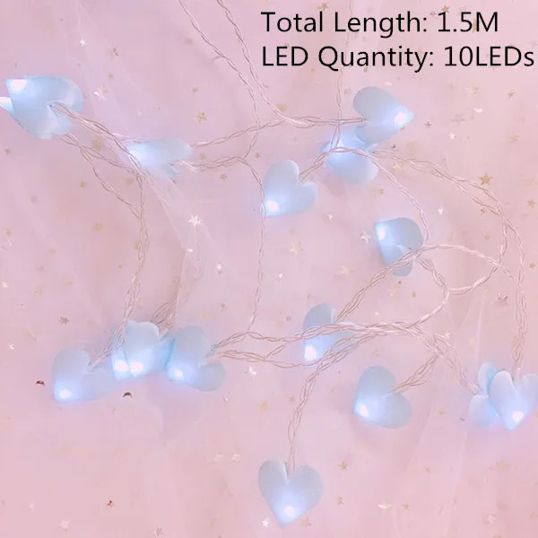 love blue 1 20 светильник, имитация ветки дерева, светодиодный светильник, гирлянда, рождественские украшения для дома, елочные украшения, новогодний декор - Цвет: love blue 1