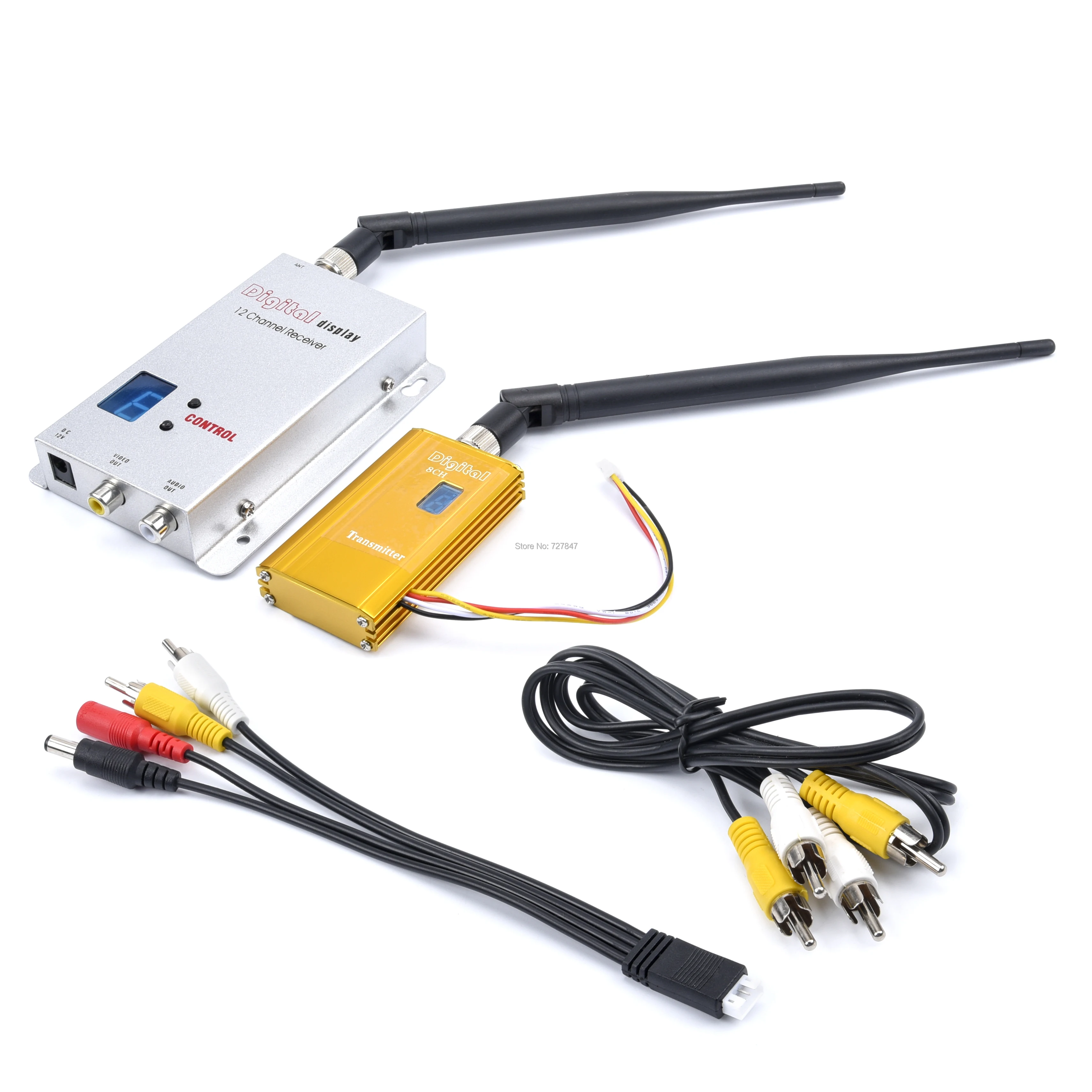 FPV 1 2 Ghz 2G 8CH 1500mw беспроводной AV аудио видео передатчик и приемник для QAV250 ZMR250