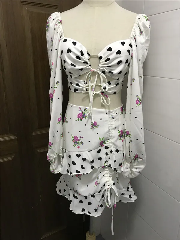 Новая мода цветочный принт короткая футболка короткий топ сексуальный женский