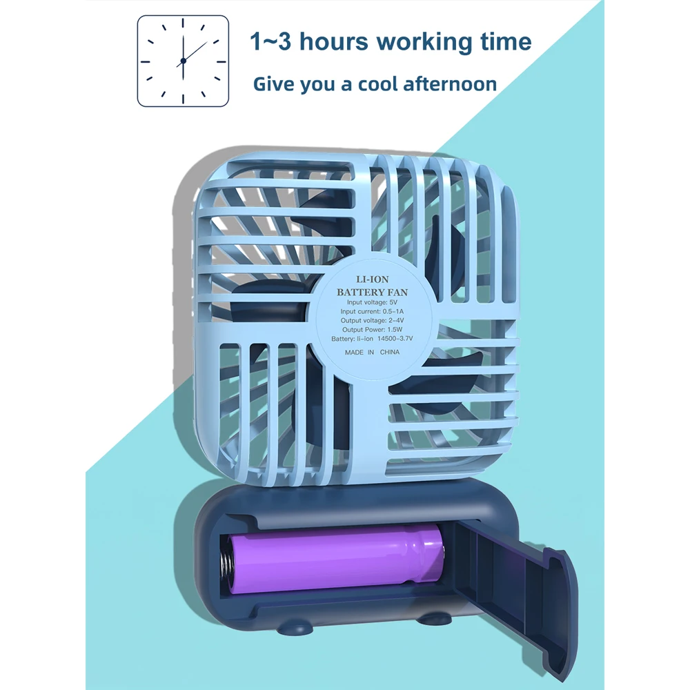 Портативный мини-вентилятор KEYSION уличный USB-вентилятор с 3 скоростями маленький
